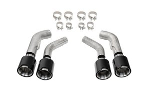 Chevrolet Camaro Performance Exhaust - CORSA Performance - 4.5in Twin Tip - Carbon Fiber - `16-`24